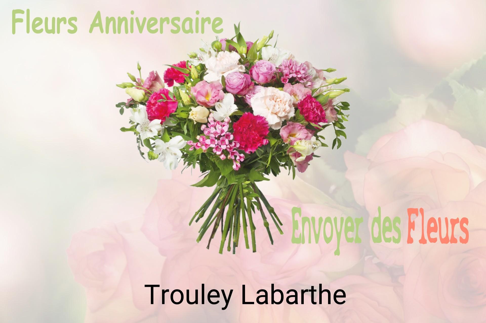 Bouquet de fleurs d’anniversaire livré à Trouley-Labarthe